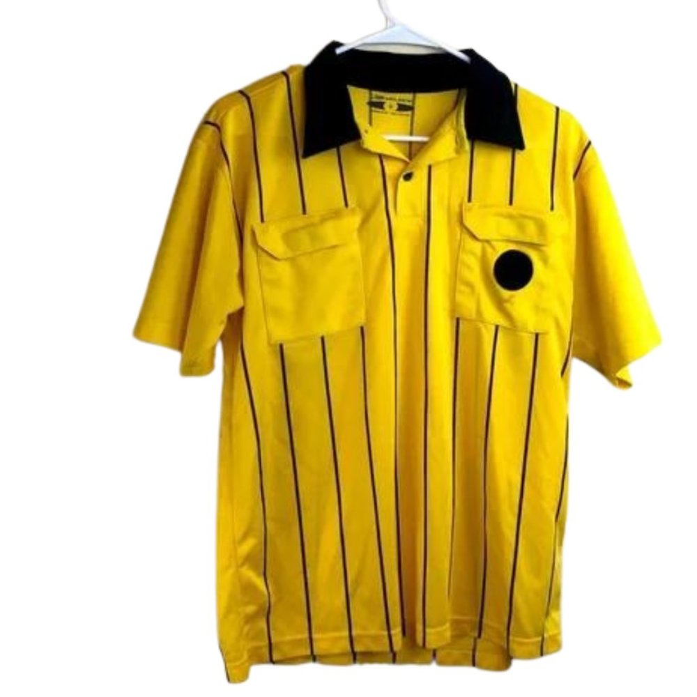 Authentic Referee Shirt Just in Time for Halloween Costume XS STRETCH